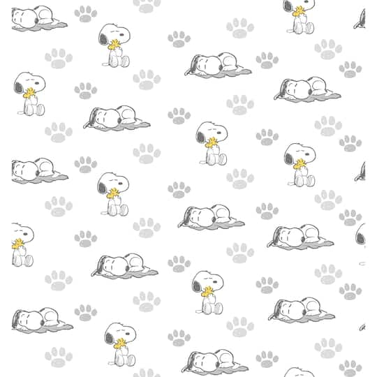 Springs Creative Snoopy Sleeps Soundly Cotton Fabric